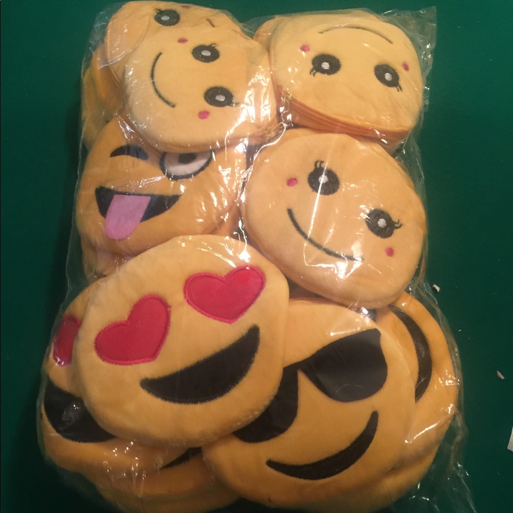 Emoji Coin Purses. Lot of 10